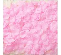 CHSYOO 1000 x Confeti Flores pétalos Rosas Artificiales, Decoraciones para Bodas, cumpleaños, Despedidas Soltera, San Valentín, propuesta Matrimonio, Rosa Claro