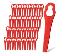 Chuancheng 100 piezas de cuchillas de plástico de repuesto para Stihl Polycut 2-2 3-2 FSA45 FSA57 40080071000