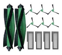 Chuancheng 12 piezas de repuesto para iRobot Roomba Mini/Mini aspiradora de barrido delgado, 2 cepillos de rodillo, 6 cepillos laterales, 4 filtros