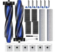 Chuancheng 22 piezas de accesorios para ECOVACS DEEBOT T90 Omni / T90 PRO Omni Robot Aspirador, 2 cepillos principales, 6 cepillos laterales, 4 filtros, 2 trapeadores de rodillo, 6 bolsas de polvo, 2