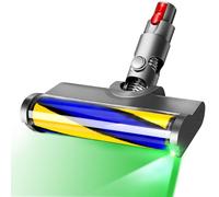 Chuancheng Cabezal de Cepillo de Rodillo Suave para Dyson V12 Detect Slim / V10 Slim Accesorios, limpiadores inalámbricos para Suelos de Madera Dura con luz Verde Antipolvo