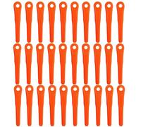 Chuancheng Paquete de 30 cuchillas de plástico 4002 007 1000 para cabezales de recortadora Stihl Weed Eater Blade Polycut 6-2, 6-3, 7-3, Polycut 28-2, 48-2, 47-3