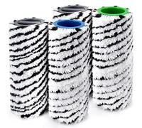 Chuancheng Paquete de 4 cepillos de rodillo de piedra para Karcher FC7 FC7 Premium FC5 FC5 FC3 Premium FC3 piezas de limpiador de pisos inalámbrico 2.055-021.0