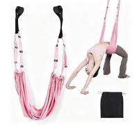 CHUANFU Columpio Yoga Aereo Ajustable, Correa de Estiramiento Fitness