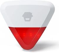 Chuango Sirena de Sistema de Alarma de Interior WS-280 - Alarma Antirrobo Sonora para la Casa con Luz Estroboscópica Intermitente Roja Ultra Eficiente - Volumen de 105 dB