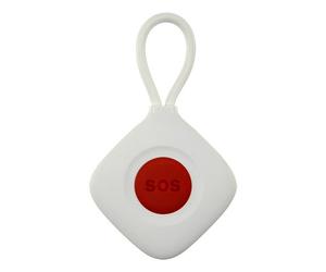 Chuango SOS-100 Botón de alarma de pánico - Botones de alarma de pánico (Alarma, Rojo, Blanco, ABS sintéticos, 52 mm, 54,5 mm, 10 mm)