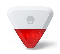 Chuango WS-280 Sirena inalámbrica para Exteriores: Alarma antirrobo con luz estroboscópica roja, Sistema de Seguridad de Alto Rendimiento - Volumen 105 dB - Compatible con Accesorios.