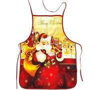 CHUANGOU Navidad Delantal Adultos Delantal Navidad 1 Pieza el Adorabledelantal Navideño Puede ser un Buen Regalo