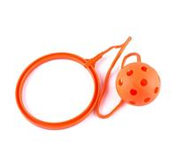 CHUANGOU Pelota Hinchable para Pelotas de Juguete giratorias para Saltar, Juguete de Fitness(Naranja)