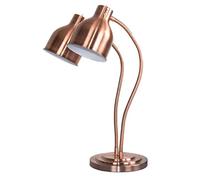 CHUANGRUN Lámpara De Calor De Alimentos De Doble Cabezal, Luz De Calentamiento De Alimentos, con Dos Bombillas, Lámpara De Calor Comercial Eléctrica Independiente