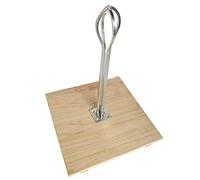 CHUANGRUN Soporte para Tubos de Arcilla, Herramientas para Esculpir Arcilla, andamio para esculturas, Soporte de Arcilla para cerámica, Soporte para Tubos con Base de Tabla de Madera, para sumi