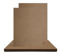 Chuanhylis 60 Piezas Papel Kraft A4, 21x29cm Carton Piedra, Papel Verjurado A4 para Impresora, Fabricaci贸n de Tarjetas, Manualidades, Proyectos Vintage y Albumes de Recortes