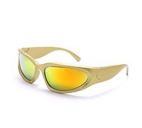 CHUANTEN Gafas de sol polarizadas 2025 para mujer y hombre, diseño de espejo, deportivo, lujoso, vintage, unisex, gafas de sol para hombres, sombras de conductor, oculos UV400, 3, talla única
