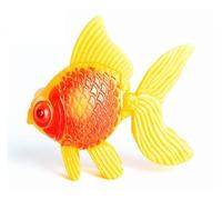 CHUANYGU Decoraciones de acuario de peces pequeños en movimiento, peces dorados realistas con colas que se mueven para pecera, colores vibrantes, crea un ambiente acuático natural