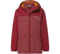 VAUDE Chaqueta 3 en 1 para niños, impermeable y cortavientos, con forro polar extraíble, transpirable, ideal para el día a día y el tiempo libre