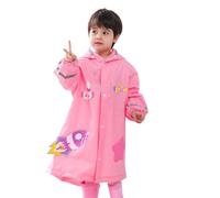 -Chubasquero con patrón de dibujos animados lindo de moda impermeable de ala transparente para jóvenes exploradores protección impermeable contra la humedad (XL)