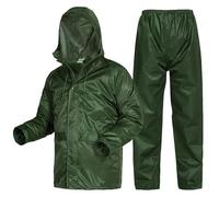 Chubasquero de entretiempo para mujer, pantalones de lluvia Mackintosh, gruesos, adecuados para deportes al aire libre, ciclismo, escenas, Verde militar., 3XL