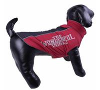 Chubasquero de invierno, tiras reflectantes, sin mangas, rojo