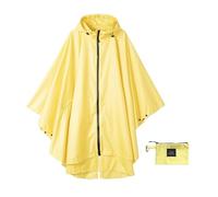Chubasquero for mujer con capucha for senderismo, escalada y turismo, poncho de lluvia