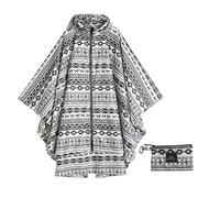 Chubasquero for mujer con capucha for senderismo, escalada y turismo, poncho de lluvia