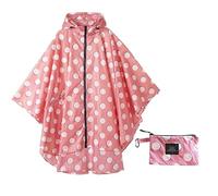 Chubasquero for mujer con capucha for senderismo, escalada y turismo, poncho de lluvia