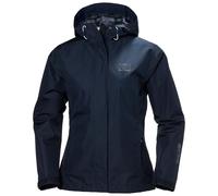 Helly Hansen Mujer Chaqueta Impermeable Seven J, Azul Marino, 4XL