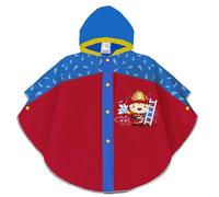 Perletti Chubasquero impermeable infantil 3/6 años eva rojo camion de bomberos