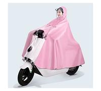 Chubasquero Impermeable Para Ciclismo, Poncho De Lluvia Con Capucha, Capa De Lluvia Unisex A Prueba De Viento Individual, Para Bicicleta E-bike Mobility Scooter Rain Dust Cover ( Color : Pink , Size :
