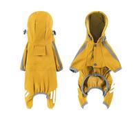 Chubasquero impermeable para perros pequeños y cachorros, poncho de lluvia con capucha, abrigo de lluvia para mascotas, chaqueta de lluvia para mascotas