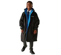Regatta Kids Junior Waterproof Changing Robe Robes Bata cambiadora, Negro, 9-13 Años Unisex niños