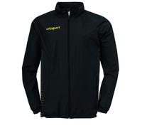 Uhlsport Score Rain Chubasquero, Hombre, Negro/Amarillo Flúor, 128