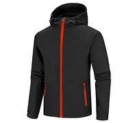 Chubasquero para hombre transpirable, chaqueta de otoño para hombre con capucha, chaqueta funcional ligera y plegable, chaqueta universitaria, bolsillos, cremallera, chaqueta cortavientos de viaje