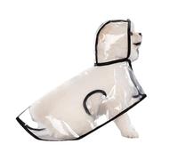 Chubasquero para mascotas con Poncho Hood - Impermeable Dog Jacket, Lightweight Pet Rainwear Cover | Outdoor Weather Protection Suit, Rain Shield Gear for Terrier Pug Bulldog Walking in Wet Conditions