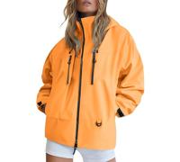 Chubasquero para mujer, fino, impermeable, plegable, chubasquero con capucha, ligero transpirable, poncho de lluvia de viaje, chaqueta larga cortavientos para mujer, ropa de calle, sudaderas con