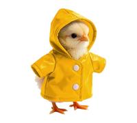 Chubasquero para muñecas: 11,5 x 14 cm, cómodo, Impermeable, con Capucha Suave, Disfraz para Mascotas, Forro Tejido Resistente a la Lluvia para Jugar en el Patio Trasero