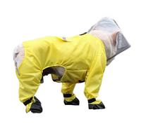 Chubasquero para Perros, Chubasquero para Perros - Poncho Impermeable para Mascotas, Impermeable, Reflectante,Chubasqueros Ligeros para con Capucha Transparente a Prueba de Viento, Cobertura to
