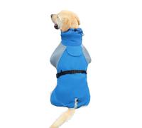 Chubasquero para perros, impermeable para perros | Impermeable para mascotas con capucha - Chaquetas para perros a prueba de viento clima frío Chubasquero para mascotas pequeño, medios perros