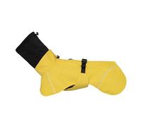 Chubasquero para perros pequeños con orejeras, chaqueta impermeable ligera 2 en 1 con agujero de tracción, poncho reflectante ajustable para perros pequeños y medianos_3XL (amarillo)