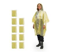 Chubasquero poncho impermeable capa de lluvia ligero 100 unidades compacto