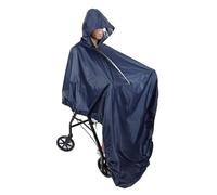 Chubasquero Poncho unisex for silla de ruedas, reflectante, impermeable, con capucha, reutilizable, for personas mayores discapacitadas, artículos de primera necesidad for el hogar. Poncho Lluvia