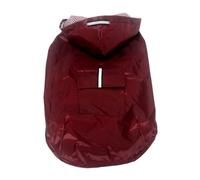 Chubasquero Reflectante Rojo para Perros Grandes Capucha 4XL | Poliéster y Nylon, Banda Visible, Diseño Transpirable, para Paseos Nocturnos y Lluvia
