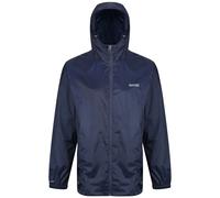 Regatta Chubasquero impermeable con capucha ligera y transpirable Jackets Waterproof Shell, Hombre, Navy, M