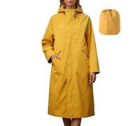 Chubasqueros para hombre y mujer, chubasquero ligero impermeable, chubasquero largo con capucha, cortavientos para exteriores, gabardina de un solo color, ropa de lluvia plegable, parka de lluvia para