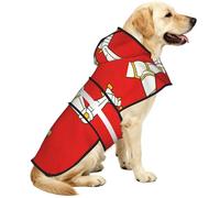 Chubasqueros para perros con capucha reflectante, chaqueta poncho portátil para mascotas, para cachorros pequeños, medianos y grandes 3XL