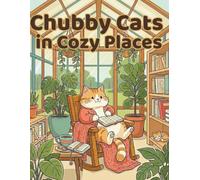 Chubby Cats in Cozy Places: Cute & Easy Coloring Book for Adults Featuring Adorable Chubby Cats, Cozy Reading Nooks, Greenhouses, Cafés, Plants, and Relaxing Spaces