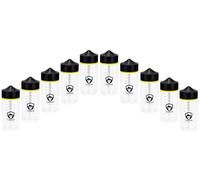 Chubby Gorilla 200ml con escala de medición V3 Pet Unicorn botella vacía + tapón negro - set de 10