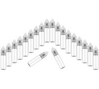 Chubby Gorilla 20ml V3 Pet Unicorn botella vacía transp. + tapón transparente - set de 20