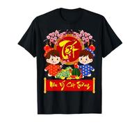 Chuc Mung NAM Moi Año Nuevo Lunar Vietnamita Tet 2026 Niños Camiseta