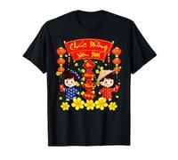 Chuc Mung NAM Moi Año Nuevo Lunar Vietnamita Tet 2026 Niños Camiseta