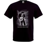 Chuck Berry Tribute t-Shirt Rip 1926-2017 Rock Roll Legend(XX-Large)